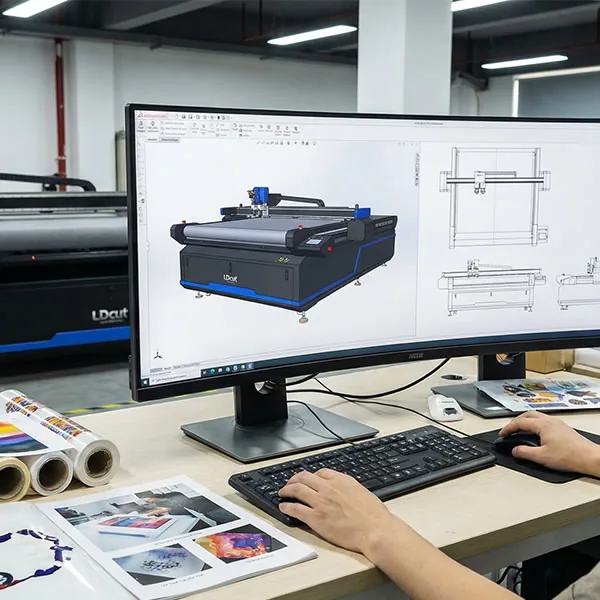 LDCUT research and development center for CNC oscillating knife cutting technology innovation